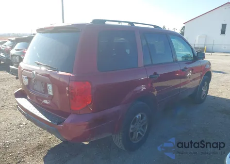 2003 Honda Pilot Ex-L из США, поврежденный, VIN 2HKYF18643H501979